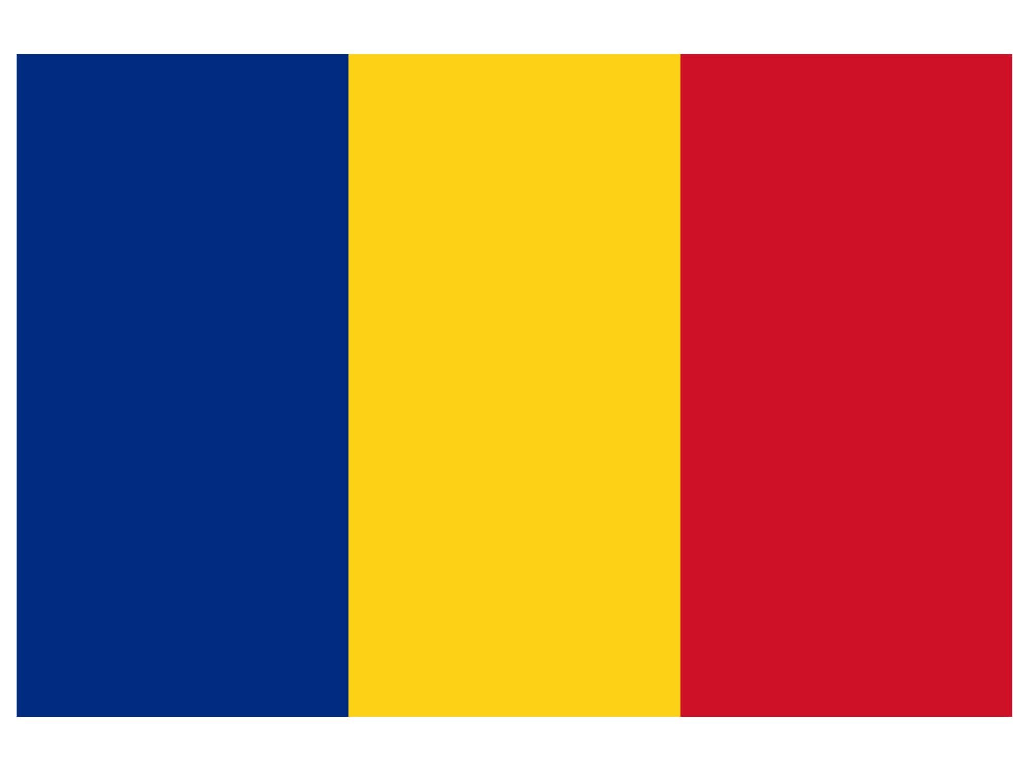 Romania Flag Matte Vinyl Sticker Sheet 6x8 Durable Water Resistant ...