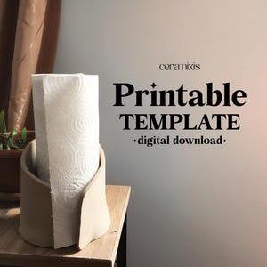 Modelo de construção de laje de suporte para toalha de papel | Modelo de cerâmica | Ferramentas de cerâmica para iniciantes | Tutorial de modelos de argila | Toalheiro