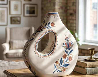 花瓶の陶器テンプレート、セラミック板作り、デジタルダウンロード