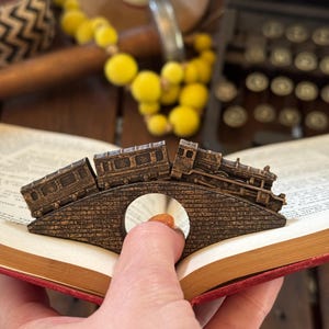 Page Holder, Train: 3D Printed Reading Assistant, Book Page Thumb Holder, 40 Color Options