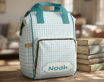 Personalized Diaper Bag Backpack Gift for Mom, Diaper Backpack for Baby Boy and Girl, Baby Shower Gift, New Mom Gift, Newborn Gift Bag