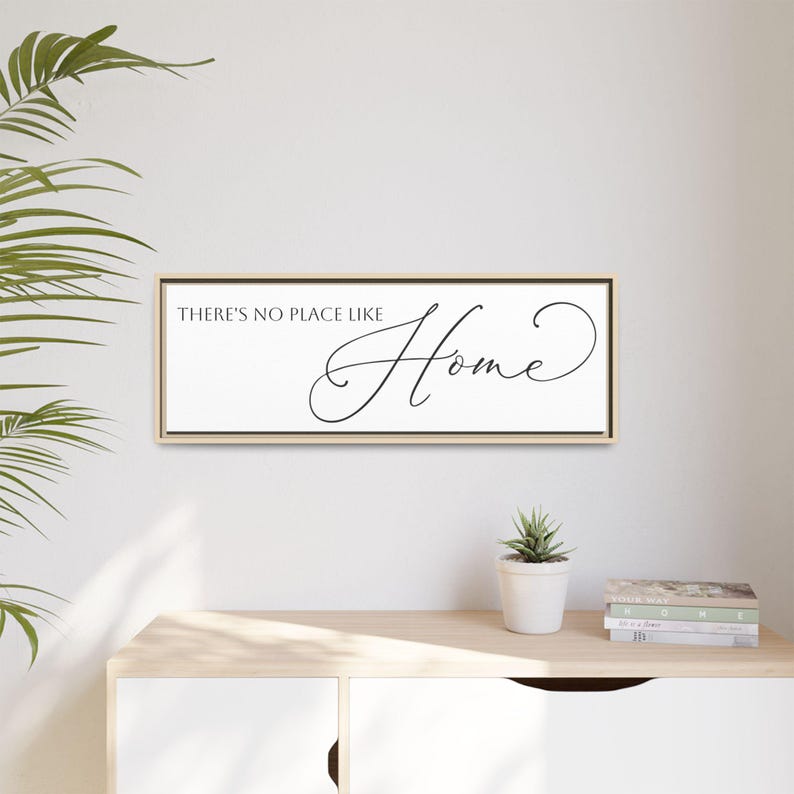 Wood-framed Farmhouse-style rustic canvas wall art print