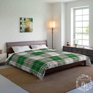 Home For Christmas Comforter | Holiday Bedding | Christmas Bedding | Traditional Quilted Bedspread