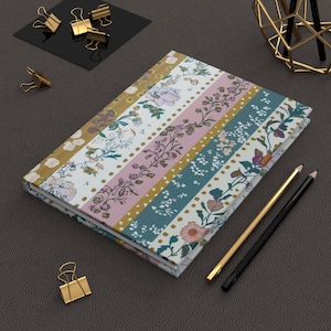 Vintage Floral Patchwork Journal | Hardcover Matte