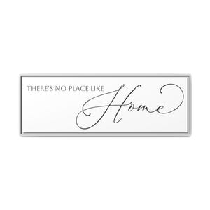 Theres No Place Like Home Farmhouse Entry Sign Matte Canvas Framed image 5