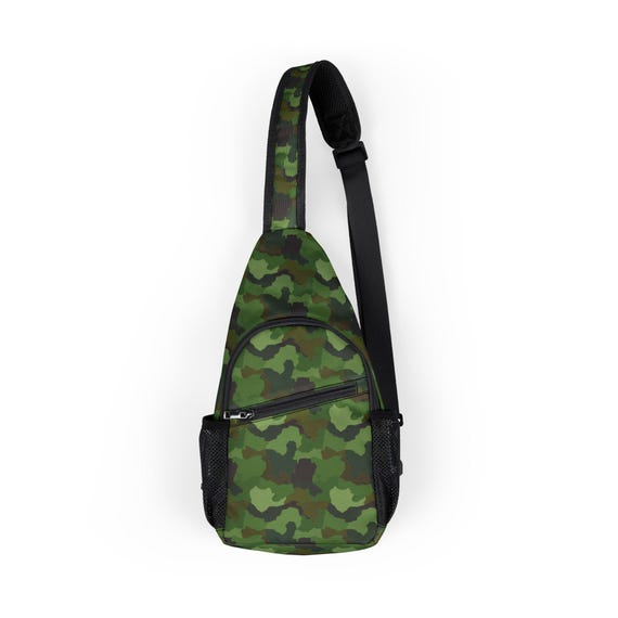Army Fatigue Crossbody Bag Camouflage Chest Bag Military Gift