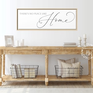 There's No Place Like Home Farmhouse Entry Sign