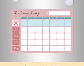Family Planner | Weekly Planner | Weekly Meal Planner | Wipeable Family Planner | Family Organiser | 2025 2026 Planner | Magnetic Planner
