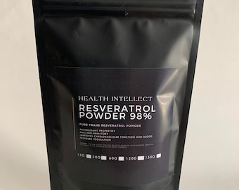 Trans-Resveratrol Powder 98.8% Purity, Third Party Tested