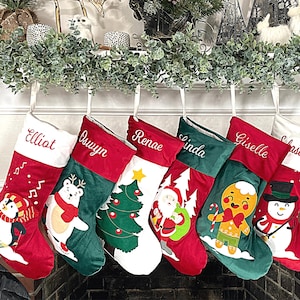 Personalisierte Applikation Samt Strumpf