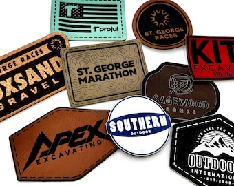 Custom Leatherette and Acrylic Patches