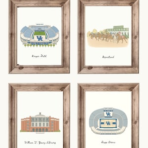 University Of Kentucky Dorm Prints