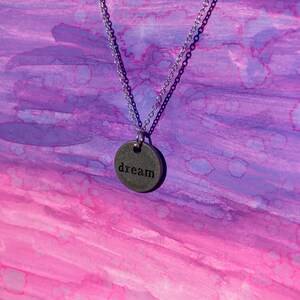 Silver ‘dream’ Charm Necklace