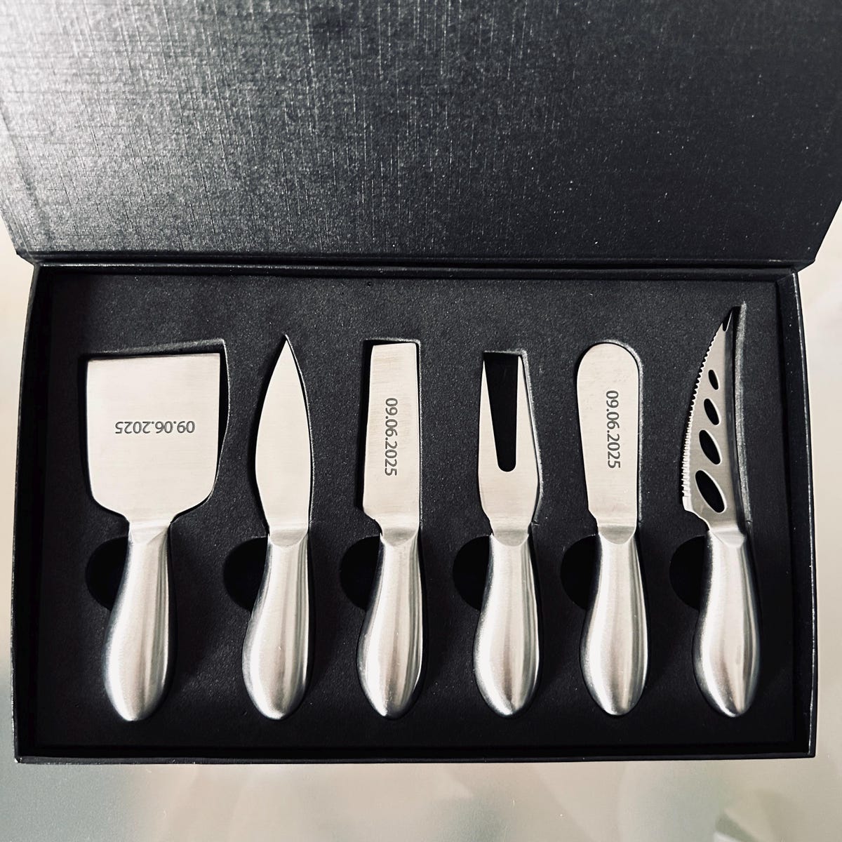 Stainless Steel Cheese Knife Set: Charcuterie Knives