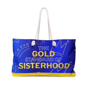 Gold Standard Soror Weekender Bag - 1922, SGRHo bag, Sigma Gamma Rho