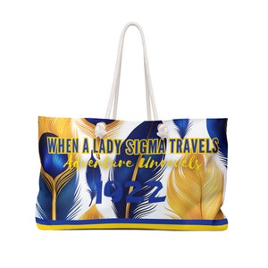 Sigma Gamma Rho Weekender Bag: SGRho Sorority Tote - 1922