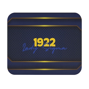 Lady Sigma 1922 - Mouse Pad, Sigma Gamma Rho Mouse Pad, Poodles,Pearls, Educated Sigma Girls, SGRho Mouse Pad, RHOyal, Pretty Poodle