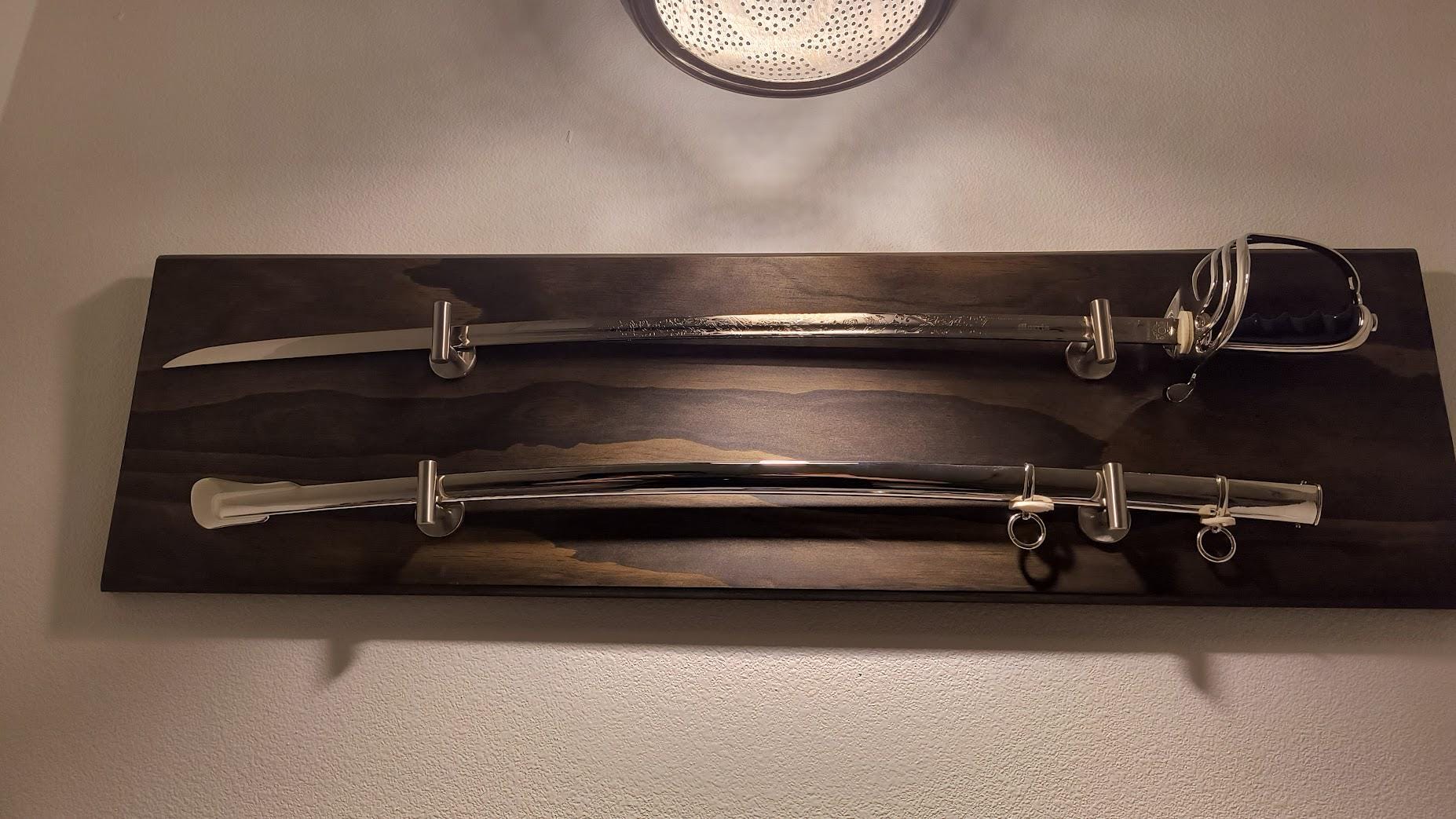 Military Saber Holder, wall hanging display