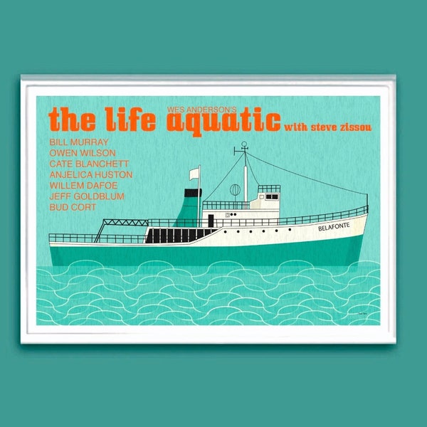 The Life Aquatic with Steve Zissou Filmposter in verschiedenen Größen