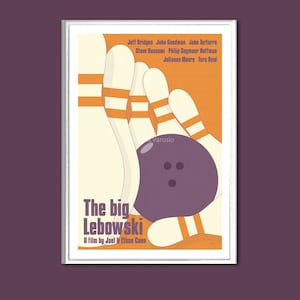 The Big Lebowski movie poster in various sizes