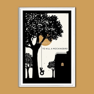 To Kill a Mocking Bird book poster in various sizes