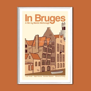 Movie poster retro print In Bruges in various sizes