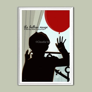 Retro print Le Ballon rouge poster in various sizes