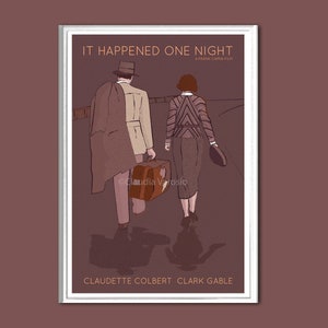 It Happened One Night movie poster print in various sizes