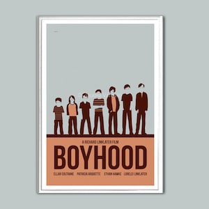 Movie poster Boyhood print in various sizes image 1