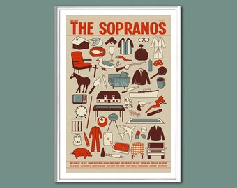 Poster The Sopranos print in various sizes