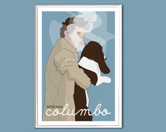 Columbo poster print in various sizes