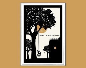 To Kill a Mocking Bird book poster in various sizes