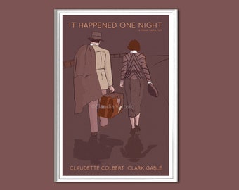 It Happened One Night movie poster print in various sizes