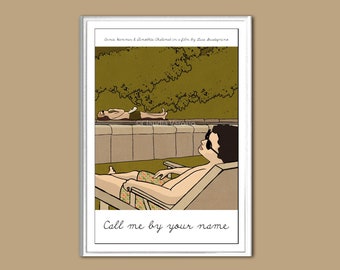 Call Me by Your Name movie poster print in various sizes
