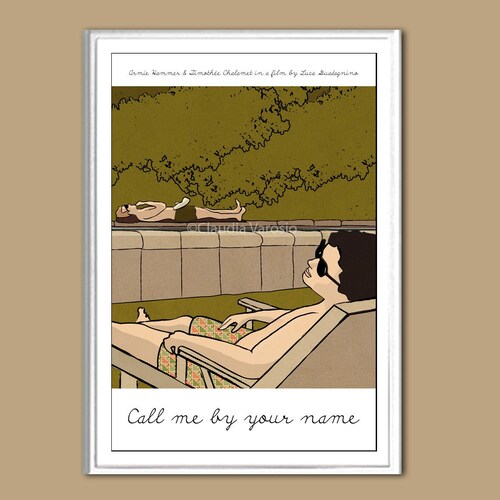 Call Me By Your Name Movie Poster Print In Various Sizes Etsy