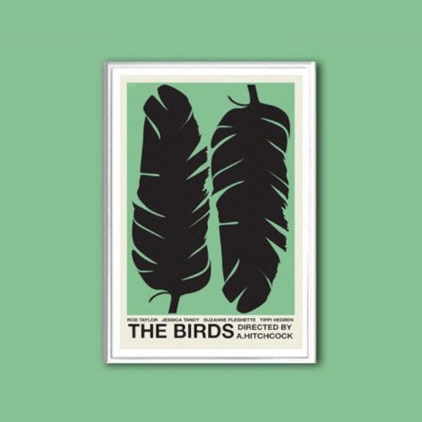 The Birds Hitchcock movie poster in various sizes