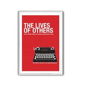 Retro poster The Lives of Others movie print in various sizes, English or German