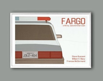 Retro print Fargo movie poster in various sizes