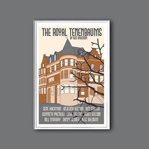 The Royal Tenenbaums movie poster in various sizes