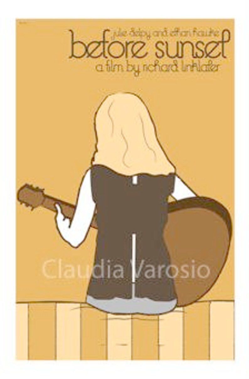 Before Sunset Movie Poster in Various Sizes Etsy