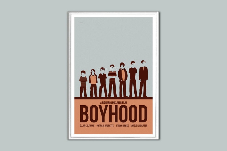 Movie poster Boyhood print in various sizes image 1