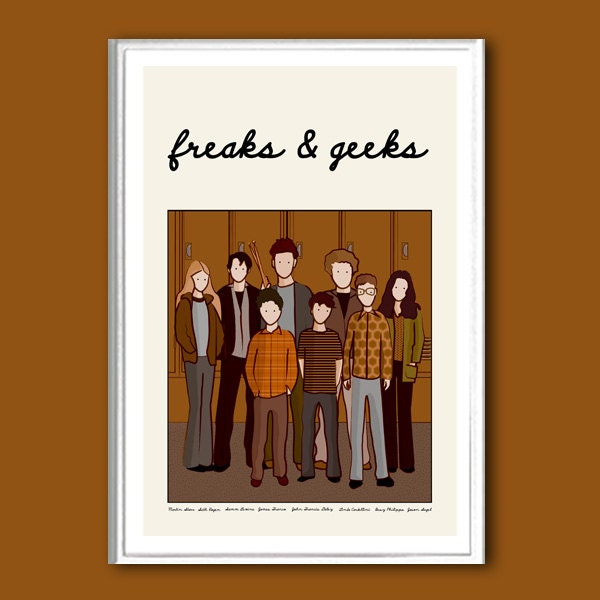 Póster de Freaks & Geeks impresión retro en varios tamaños