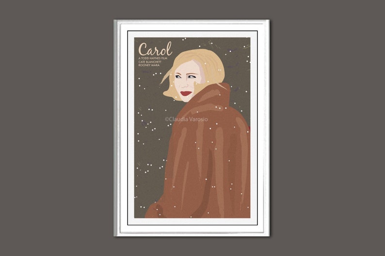 Carol Cate Blanchett version movie poster in various sizes image 1