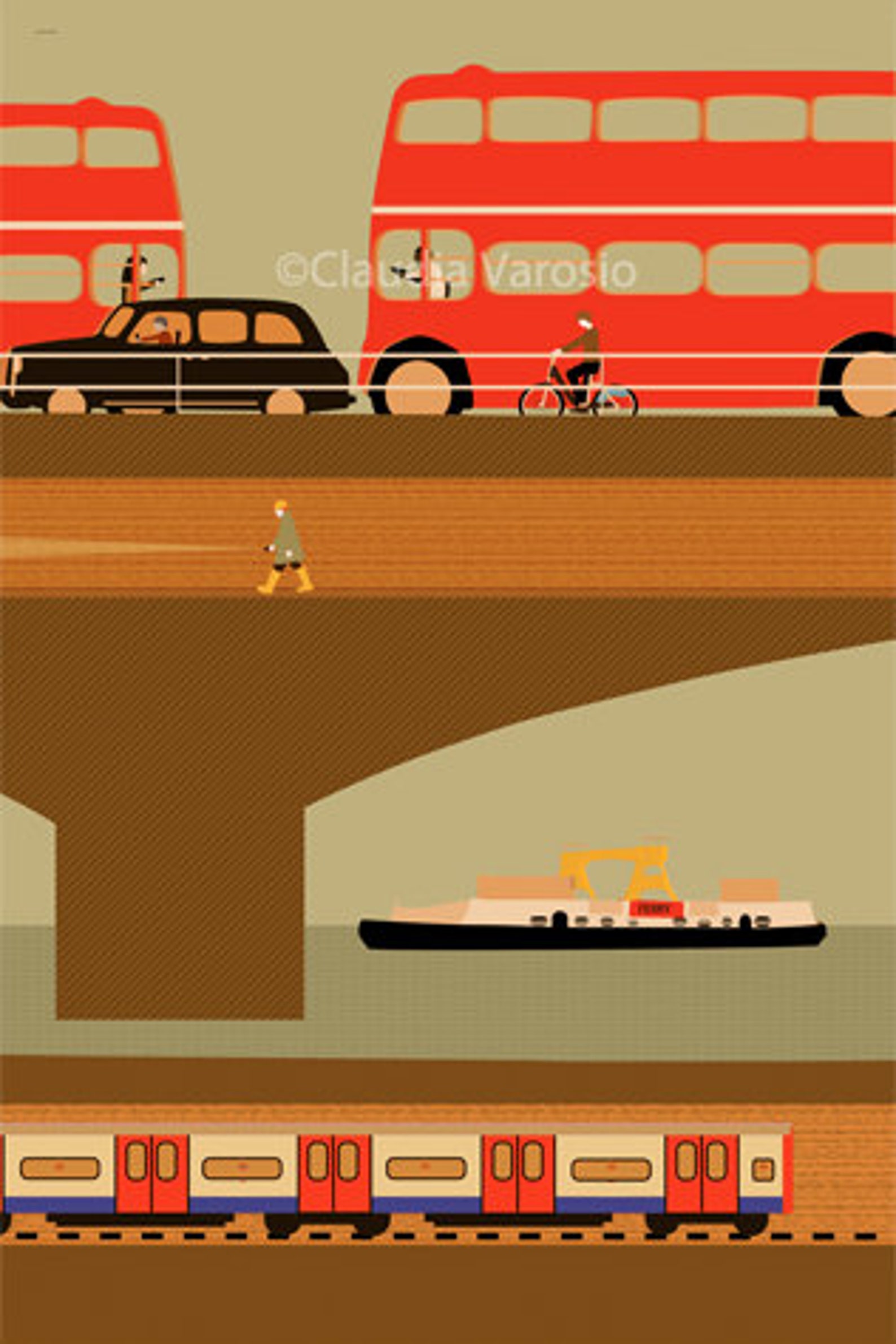London Bridge Print in Various Sizes - Etsy