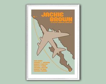 Film poster Jackie Brown retro print