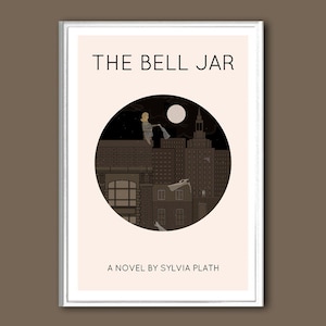 The Bell Jar Buch Poster Retro Print in verschiedenen Größen