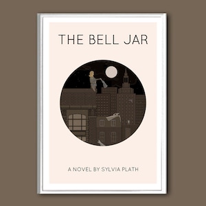 The Bell Jar Book Poster Retro Print in Various Sizes 