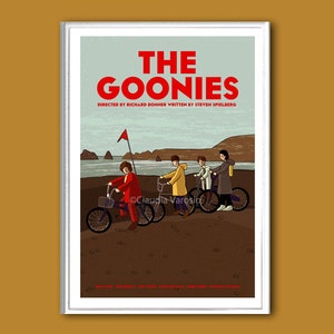 The Goonies movie poster retro print in various sizes