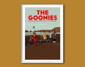 The Goonies movie poster retro print in various sizes