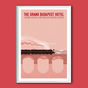 The Grand Budapest Hotel movie print in various sizes